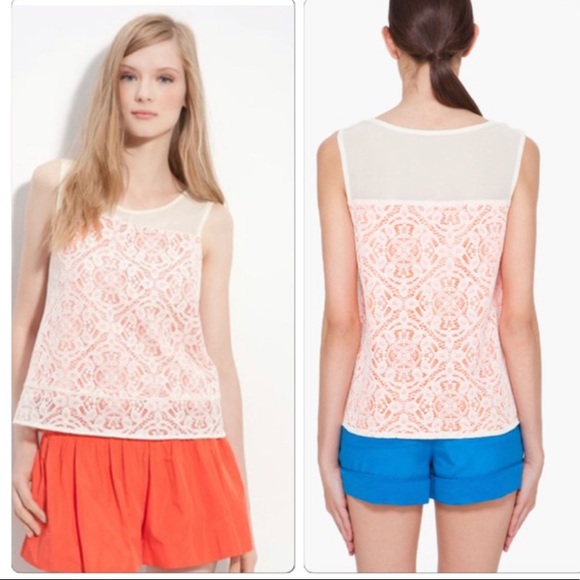 🧡EUC - Marc by Marc Jacobs Lace Overlay Top - Picture 6 of 7